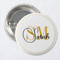 Mit Monogramm Name und elegante Unterschrift