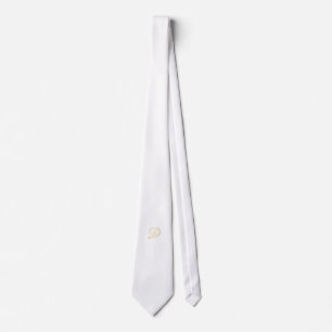 Mit Monogramm Neck Tie für Diner en Blanc Krawatte