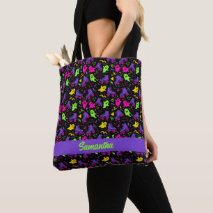Mit Monogramm Neon Ghosts und Skate Halloween