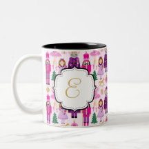 Mit Monogramm Nussknacker-Reihen-Tee-Kaffee-Tasse