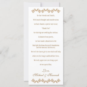 Mit Monogramm Orange Gold marokkanische Hochzeitsf
