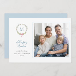 Mit Monogramm Osterkarte Foto Feiertagskarte