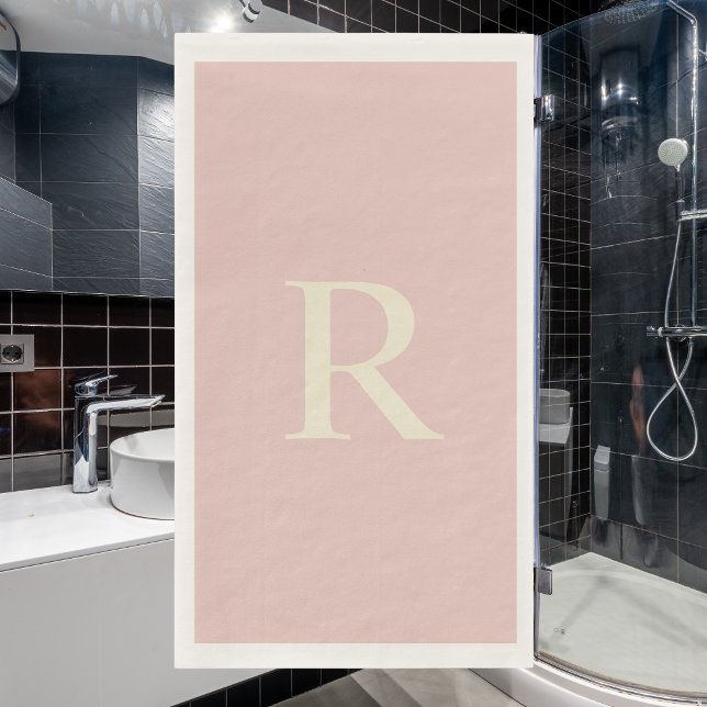 Mit Monogramm Papier, in Pink und Creme gehalten  Serviette (Von Creator hochgeladen)