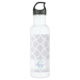 Mit Monogramm Pastel Rainbow Sundae Edelstahlflasche