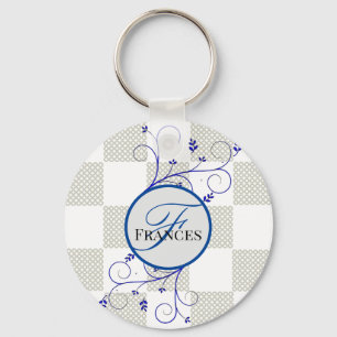 Mit Monogramm Personalisierter Schlüsselanhänger