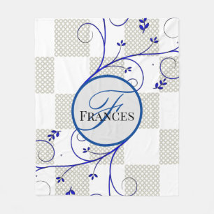 Mit Monogramm Personalisiertes Fleece Blanket
