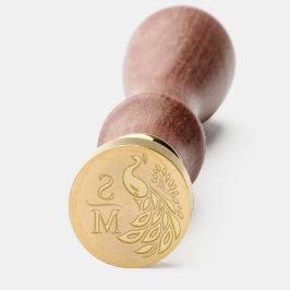 Mit Monogramm Pfau Wax Seal Stamp