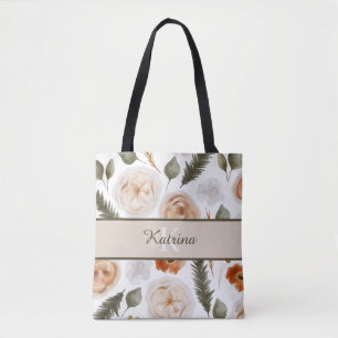 Mit Monogramm Pfirsichfarbenes Blumenkäppchen