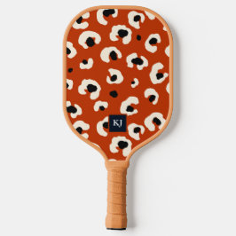 Mit Monogramm Pickleball-Paddel aus feinem Leopard Pickleball Schläger