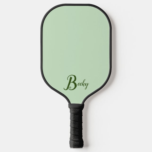 Mit Monogramm Pickleball Paddel Schläger (Vorderseite)