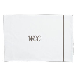mit Monogramm Pillowcase Kissenbezug