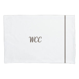 mit Monogramm Pillowcase Kissenbezug