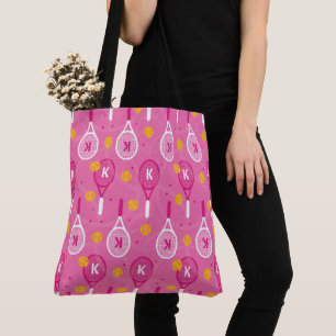 😍 mit monogramm pinkfarbenen und weißen Tennis