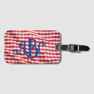 Mit Monogramm Plastiktücher Gepäckanhänger