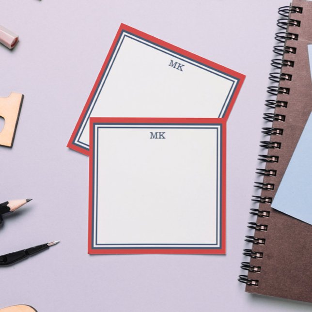 Mit Monogramm Post-it Klebezettel (Von Creator hochgeladen)