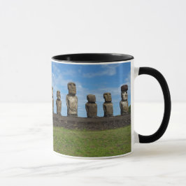 Mit Monogramm Rapa Nui Kaffee-Tasse Tasse