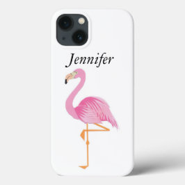 Mit Monogramm Rosa Flamingo iPhone-Gehäusebook Case-Mate iPhone Hülle