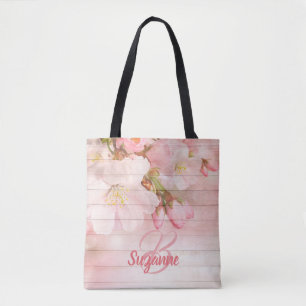 Mit Monogramm Rosa Kirschblüten, gürtelartig paste