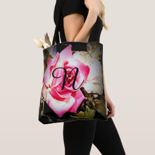 Mit Monogramm Rosa Rose