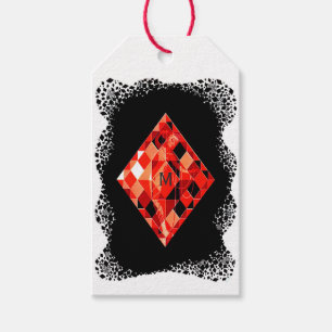 Mit Monogramm Ruby Birthstone Geschenkanhänger