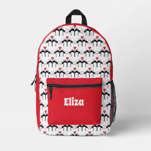 Mit Monogramm Rucksack für Katzen und Herz