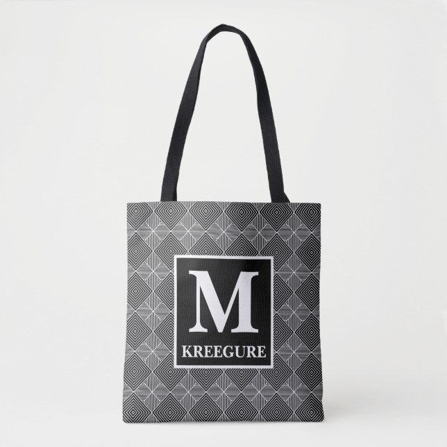 Mit Monogramm Serif-BW-DEDS-Raute (Vorderseite)