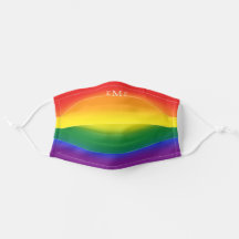 Mit Monogramm Soft Blending Regenbogen