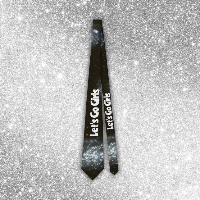 Mit Monogramm Spiralgalaxie | Krawatte (Von Creator hochgeladen)