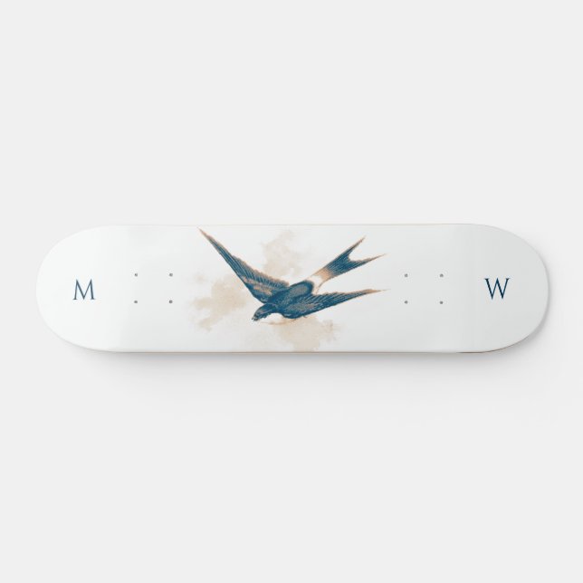 Mit Monogramm Stallschluckskateboard Skateboard (Horizontal)