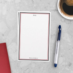 Mit Monogramm Stationery Briefpapier