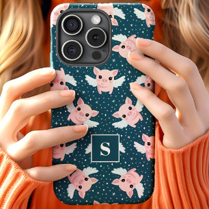 Mit Monogramm Sternenschweinchen Case-Mate iPhone Hülle