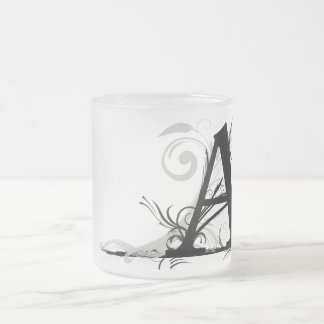 Mit Monogramm Tasse "A" -