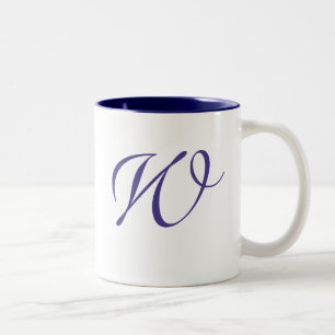 Mit Monogramm Tasse für die Hochzeitslinie von Dun