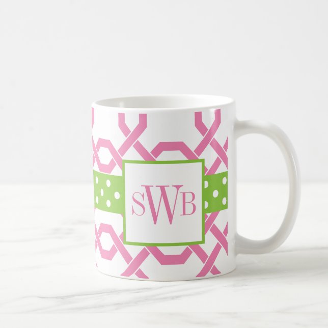 Mit Monogramm Tasse von Gitter und Grosgetreide (Rechts)