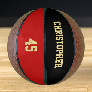Mit Monogramm Teamname des Spielers Basketball