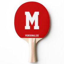Mit Monogramm Tischtennispaddel für Tischtennis