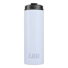 Mit Monogramm Tumbler - Minimalistischer moderner Thermosbecher