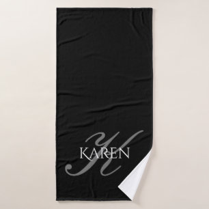 Mit Monogramm und Personalisiert Badehandtuch