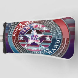 Mit Monogramm USA Golf Head Cover Golf Headcover