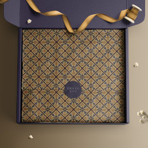 Mit Monogramm Vintager Primrose Art Nouveau Deko Seidenpapier
