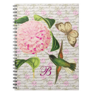 Mit Monogramm Vintager Traum Notizblock