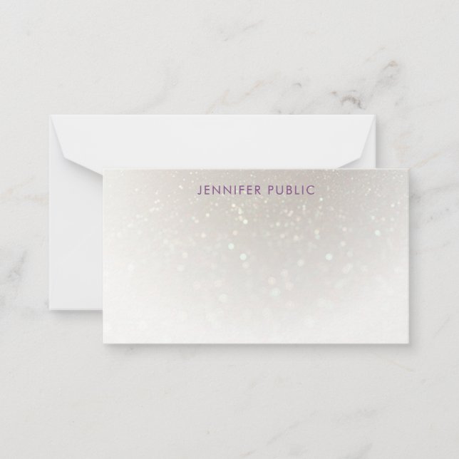 Mit Monogramm Vorlage für benutzerdefiniertes hand (Vorderseite)