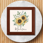 Mit Monogramm Wasserfarbe Vintag Rustikale Sonnenb Erinnerungskiste<br><div class="desc">Fügen Sie Ihrer Geschenkverpackung Vintagen Charme mit unserer Mit Monogramm Watercolor Vintag Sonnenblumen Geschenkboxen! Personalisieren Sie es für eine einzigartige Touch.</div>