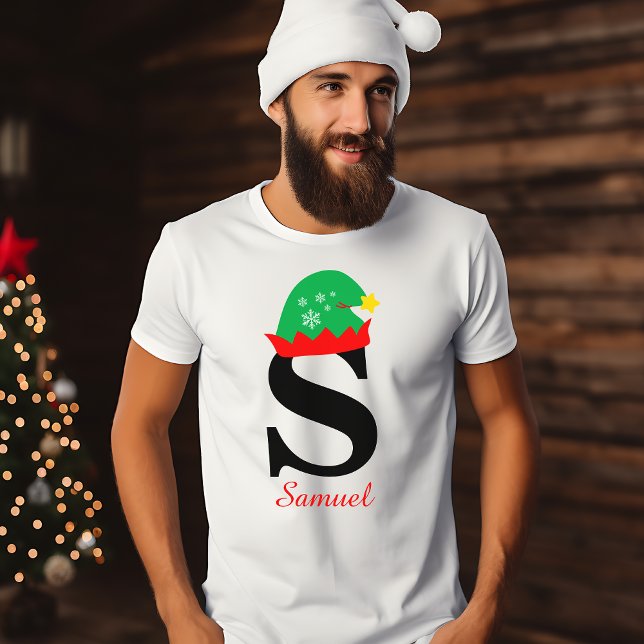 Mit Monogramm Weihnachten, personalisieren mit dem T-Shirt (Von Creator hochgeladen)