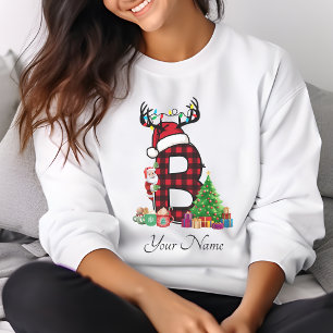 Mit Monogramm Weihnachtsfamilien personalisieren m T-Shirt