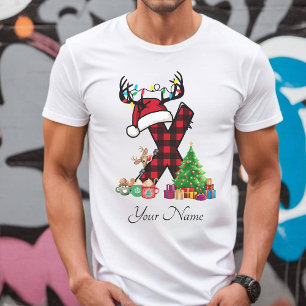 Mit Monogramm Weihnachtsfamilien personalisieren m T-Shirt