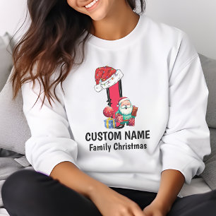 Mit Monogramm Weihnachtsfamilien personalisieren m T-Shirt