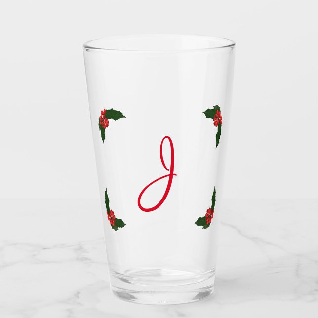 Mit Monogramm Weihnachtsfeier Glas (Von Creator hochgeladen)