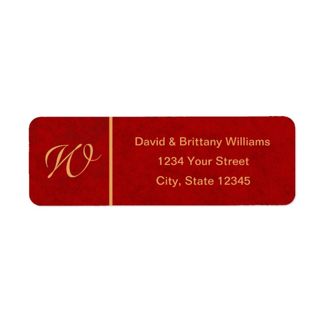 Mit Monogramm Weihnachtsrückgabedatum (Vorne)