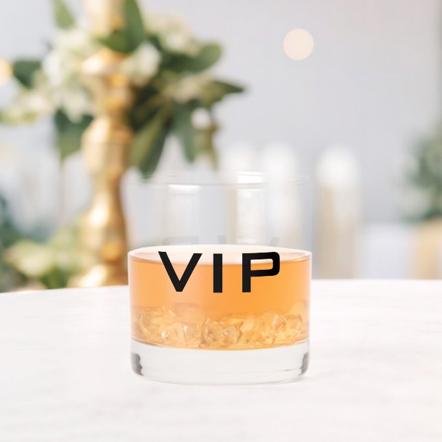 Mit Monogramm Whiskybrille mit moderner Typografie Whiskyglas (Insitu (Hochzeit))
